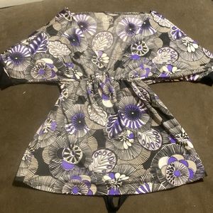 Kickers purple and black blouse